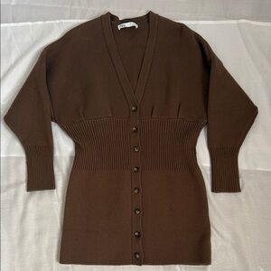 Cardigan Sweater knit Dress